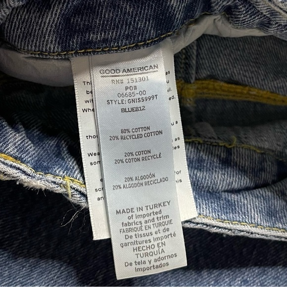 Good American Good 90s Wide Leg Jeans - Picture 4 of 5